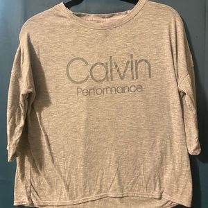 Calvin Klein performance 3/4 sleeve shirt